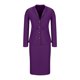 thumbnail image 5 of Elegante conjunto de dos piezas con falda para mujer: chaqueta con cuello de solapa y falda, tejido de poliéster, conjunto informal para trabajo/oficina, 5 of 7