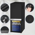 thumbnail image 4 of Weatherproof Fridge Protector for Outdoor and Camping, 61x76x170cm, Durable Black Cover for Home and Travel Storage Needs, 4 of 5
