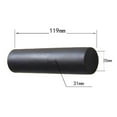 thumbnail image 1 of 2Pcs Wheelbarrow Rubber Handles, Round Tubes Black Replacement Handles, 1 of 6