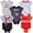 Gray, variant on Harry Potter Boys 5 Pack Mix of Character and Roleplay Onesies, Infant