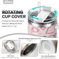 thumbnail image 4 of 40oz Pink Nurse Tumbler for Women - Handle, Lid, Straw Included, Nurse Appreciation and Nurses Week Gift, 4 of 6