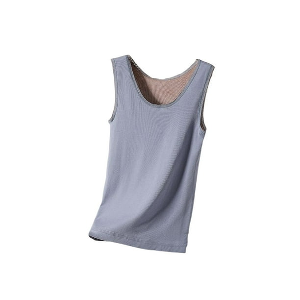Sonducket Ropa térmica gruesa de cuello para mujer, ropa térmica ajustada para estudiantes y niñas, camisa cálida de estilo informal, chaleco Ropa interior Azul Sonducket AP013584-04
