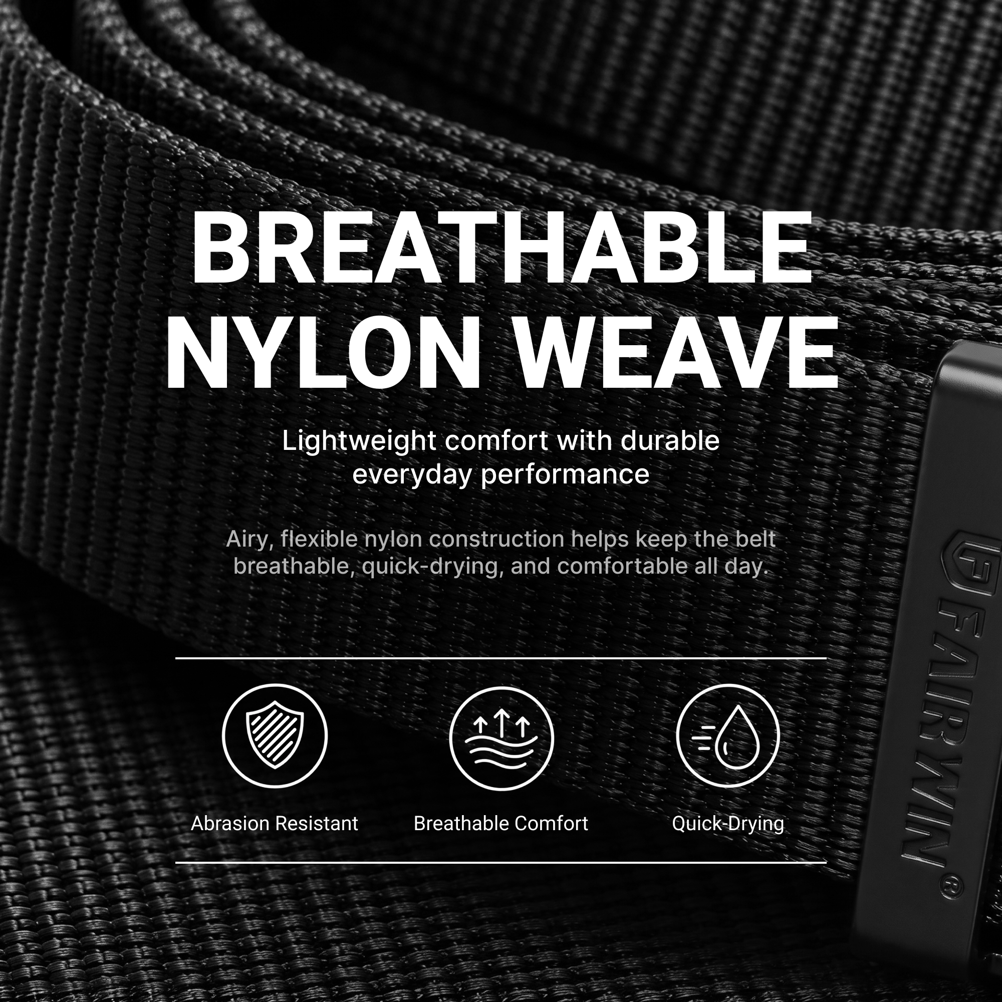 Fairwin Casual Nylon Ratchet Belt for Men photo 6