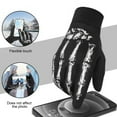 thumbnail image 5 of Jkung Motorcycle Riding Gloves Skeleton Pattern Touchscreen Cycling Gloves Breathable Anti-slip Outdoor Gloves for Men Women, 5 of 7