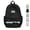 Black, variant on Cute Polka Dot Backpack - Coquette Back Pack with Lace Trim & Plush Charm, Kawaii Casual Daypack for Classes travel