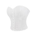 thumbnail image 5 of SRZYMJ Corset Top Bustier Renaissance Lace up Women Overbust Satin Plus Size, 5 of 9