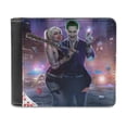 thumbnail image 5 of Harley Quinn Joker Poster PU Leather Bifold Wallet Money Organizers Gift With Card Slots For Men And Women, 5 of 7