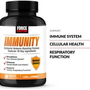 Force Factor Immunity, Immune Support Booster w Elderberry and 1000mg of Vitamin C, Plus Vitamin D, Zinc, Probiotics, Quercetin, Antioxidants, and Echinacea for Immune Health Defense, 90 Tablets *EN