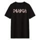 thumbnail image 2 of Camiseta de mujer de manga corta con cuello redondo y camiseta básica de gran tamaño Negro, 2 of 10