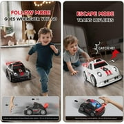 Mini RC Racing Cars with Camera, RC Drift Car with Follow, Escape, One-Click Demo Mode, Real-time Video Transmission Allows for Taking Photos (A)