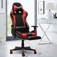 thumbnail image 1 of 180 Degrees Adjustable Rotatable Armrests High-Back Ergonomic Racing Gaming Chair, Home Computer Chair, Executive Office Chair, Reclining PC Desk Chair with Footrest for Teen Adult Gamer, 1 of 9