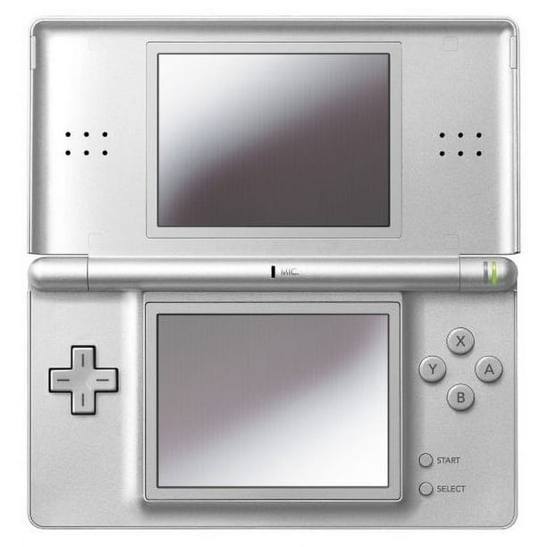Nintendo DS Lite Gris Plata Metalizado con Lápiz y Cargador - 100% OEM