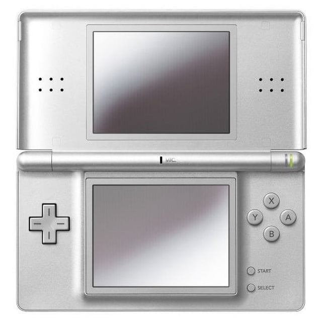 Nintendo DS Lite Gris Plata Metalizado con Lápiz y Cargador - 100% OEM