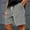 Gray_003, variant on Domuza Men's Shorts Casual Comfort Elastic Waist Drawstring Corduroy Shorts Trendy Lightweight Breathable Beach Shorts with Pockets Black XXL