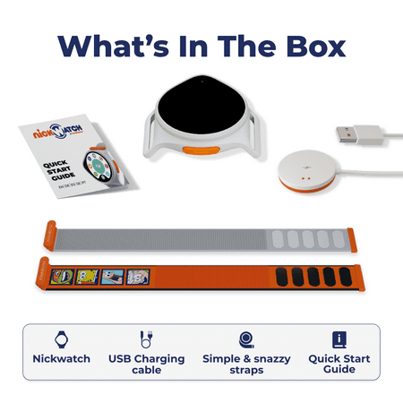 NickWatch GPS Tracking Smartwatch - White