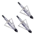 thumbnail image 3 of Velox CX Terminus Three Blade Crossbow Broadhead, 100-Grain, 3-Pack, Aluminum and Steel, 14694, Silver/Black, 3 of 8