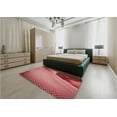 thumbnail image 4 of Ahgly Company Indoor Round Patterned Light Coral Pink Area Rugs, 6' Round, 4 of 6
