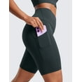 thumbnail image 4 of CRZ YOGA Butterluxe Womens Biker Shorts Pockets 8" High Waisted Workout Yoga Buttery Soft, 4 of 7