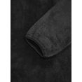 thumbnail image 7 of TiaoBug Kids Girls Gymnastics Bottoming Suit Long Sleeve Fleece-Lined Dance Tops with Leggings Set A Black 13-14, 7 of 7