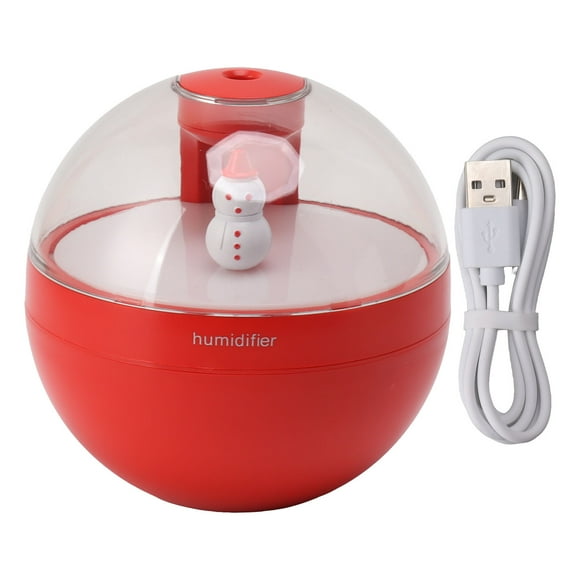 Humidificador de niebla roja con pulverización de hidratación Apagado automático Seguro USB Mini humidificador doméstico 220ML 5V