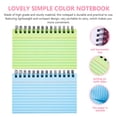 thumbnail image 3 of RUNROTOO 3Pcs Portable Lined Notebooks Assorted Color Paper for Household Leaving Messages Back to School, 3 of 8