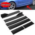 thumbnail image 3 of 6-Piece Side Skirt Extensions Lip Glossy Black for Car Modification, 3 of 8