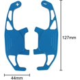 thumbnail image 4 of 1 par de paletas de cambio de volante de coche, palanca de cambios extendida de aleación para VW GOLF GTI R GTD GTE MK7 7 POLO GTI Scirocco 2014 2015 16 17 18 2019 (rojo) Kuyhfg Bienvenido a Kuyhfg, 4 of 4