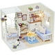 thumbnail image 1 of Casa de muñecas DIY, Kit de casa de muñecas en miniatura DIY Mini casa de madera 3D realista, 1 of 5