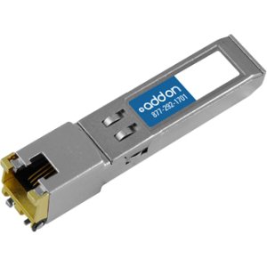 UPC: 0821455005699 | AddOn Cisco GLC-T Compatible 1000 Base-TX SFP Transceiver (Copper  100m  RJ-45)