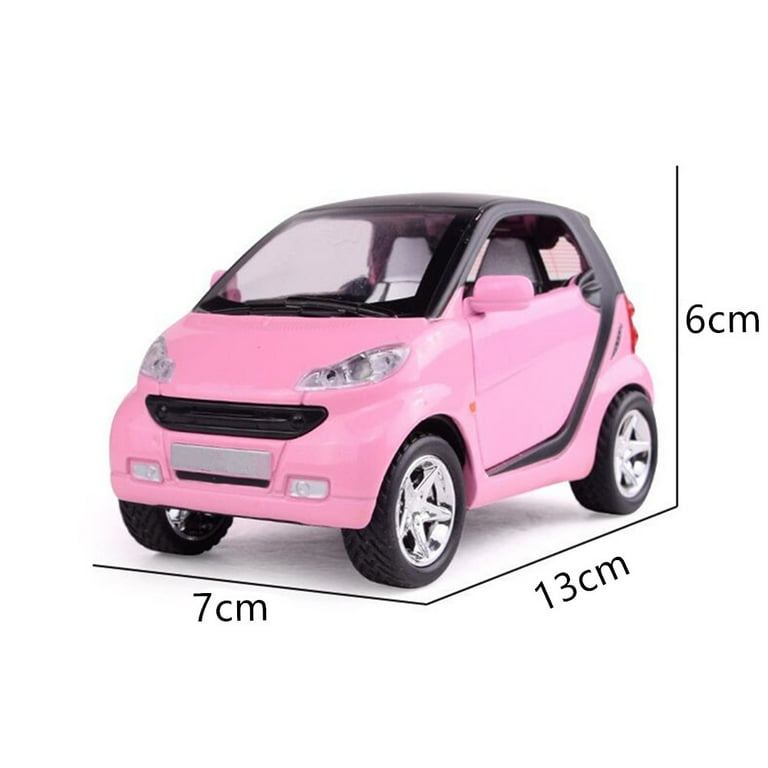 ミニカー Smart Fortwo tapdra 1:32 Model Car, Metal Diecast Toy Vehicle, Kids Gift