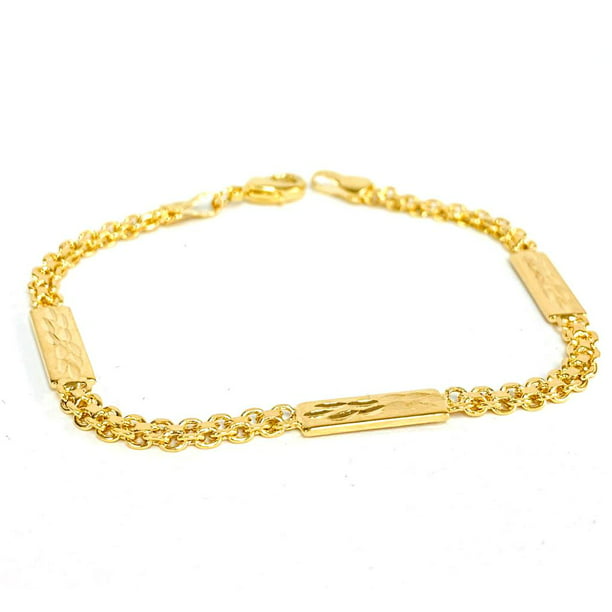Bismarck Bracelet / Womens Bracelet / Bismarck Gold Filled Bracelet / Bracelets / en Oro Laminado / Pulsera Mujer Bismarck Link / Womens Jewelry - Walmart.com
