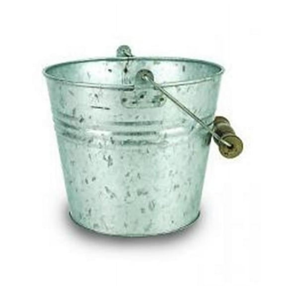 6 in. Galvanized Banded Planter