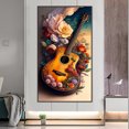 thumbnail image 1 of Cuadros Decorativos Diamante pintura 5D DIY taladro redondo completo guitarras hogar decoración arte artesanía DQrwqpou embutido en tela, 1 of 7