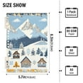 thumbnail image 2 of FORMRS 1-Subject Spiral Notebook 8" x 5" College Ruled 60 Refillable Sheet A5 Hard Cover, Winter Village Serenity, 2 of 7