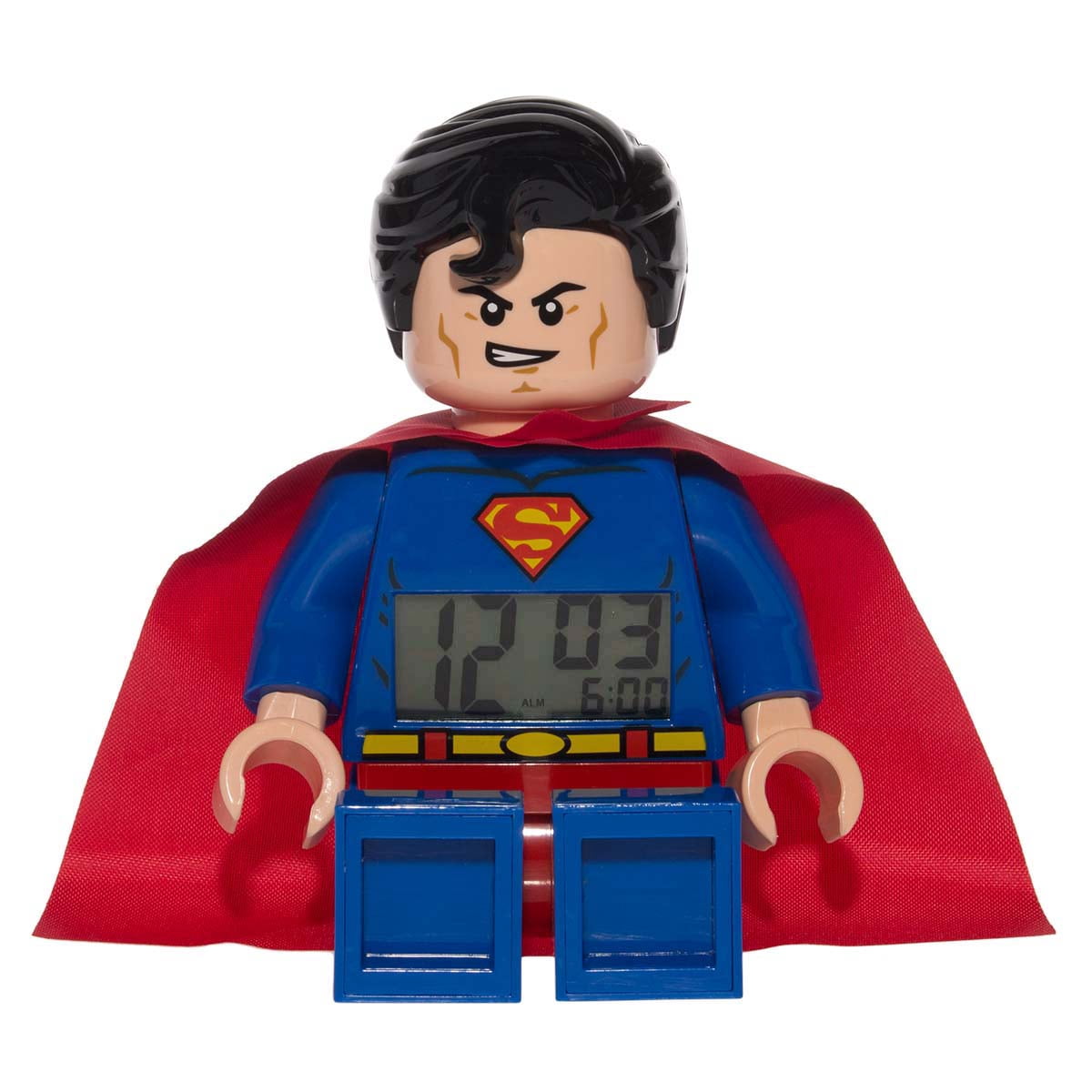 LEGO® DC Comics Super Heroes Superman™ Minifigure Clock