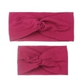 thumbnail image 5 of 5 Pieces Cute Toddler Baby Girls Elastic Soft Nylon Headwraps Infant Knot Bow Headband Turban,Color:E, 5 of 6