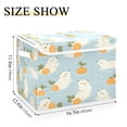thumbnail image 3 of Storage Box With Lid 16.5x12.6x11.8In Foldable Stacked Household Storage Box Wrasse, 3 of 7