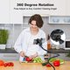 thumbnail image 2 of Soporte para teléfono celular con cuello de cisne, soporte universal 360 flexible para teléfono, soporte perezoso, abrazadera de brazos largos para teléfono 13 Pro Xs Max XR X 8 7 6 6s Plus y otros dispositivos (negro)... oso de fresa Electrónica, 2 of 4