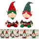 thumbnail image 3 of 2 uds decoraciones de muñecas elfo de Navidad decoración de figura de muñeca elfo adorno de muñeca de escritorio, 3 of 7