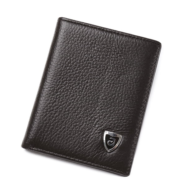 Cartera de estudiante súper mini de piel de vaca de estilo coreano, billetera pequeña ultrafina y súper suave para hombres