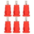 thumbnail image 3 of 100 conectores tipo banana de 4 mm, con anillo de seguridad y adaptador de bloque de terminales de cobre niquelado., 3 of 14