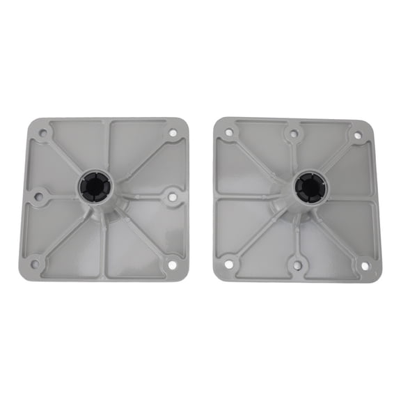 2 Aluminum Alloy Boat Seat Bases With 6 Or