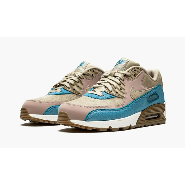 Nike Air Max 90 LX Mushroom Brown/Blue Running Shoes 200 Women/Men Size - Walmart.com