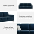 thumbnail image 5 of DHP Bryanna 3 Seater Sofa , Blue Velvet, 5 of 14