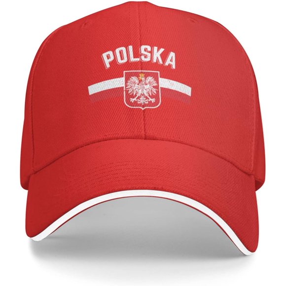 Support Poland Trucker Hat Polska Eagle Poland Pride Baseball Cap I Stand with Polish Dad Hat Black