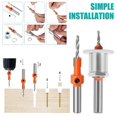 thumbnail image 5 of Single Hole Punch 8mm Heavy Duty Hole Puncher Edge Banding Punching Plier with Scale for Paper Cards, 5 of 5