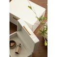 thumbnail image 4 of Kate and Laurel Namina Decorative Vegan Leather Storage Box Set of 2, 8 x 5 and 10 x 7, Ivory and Brass, Modern Glam Two-Piece Box Set with Handles for Use as Jewelry Boxes or Perfume Organizers, 4 of 10