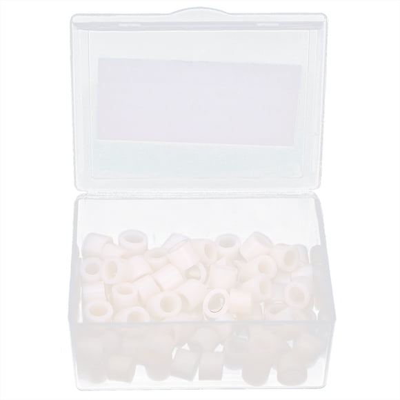 100 anillos de código dental de silicona para ortodoncia, accesorios para anillos de código de color, color blanco