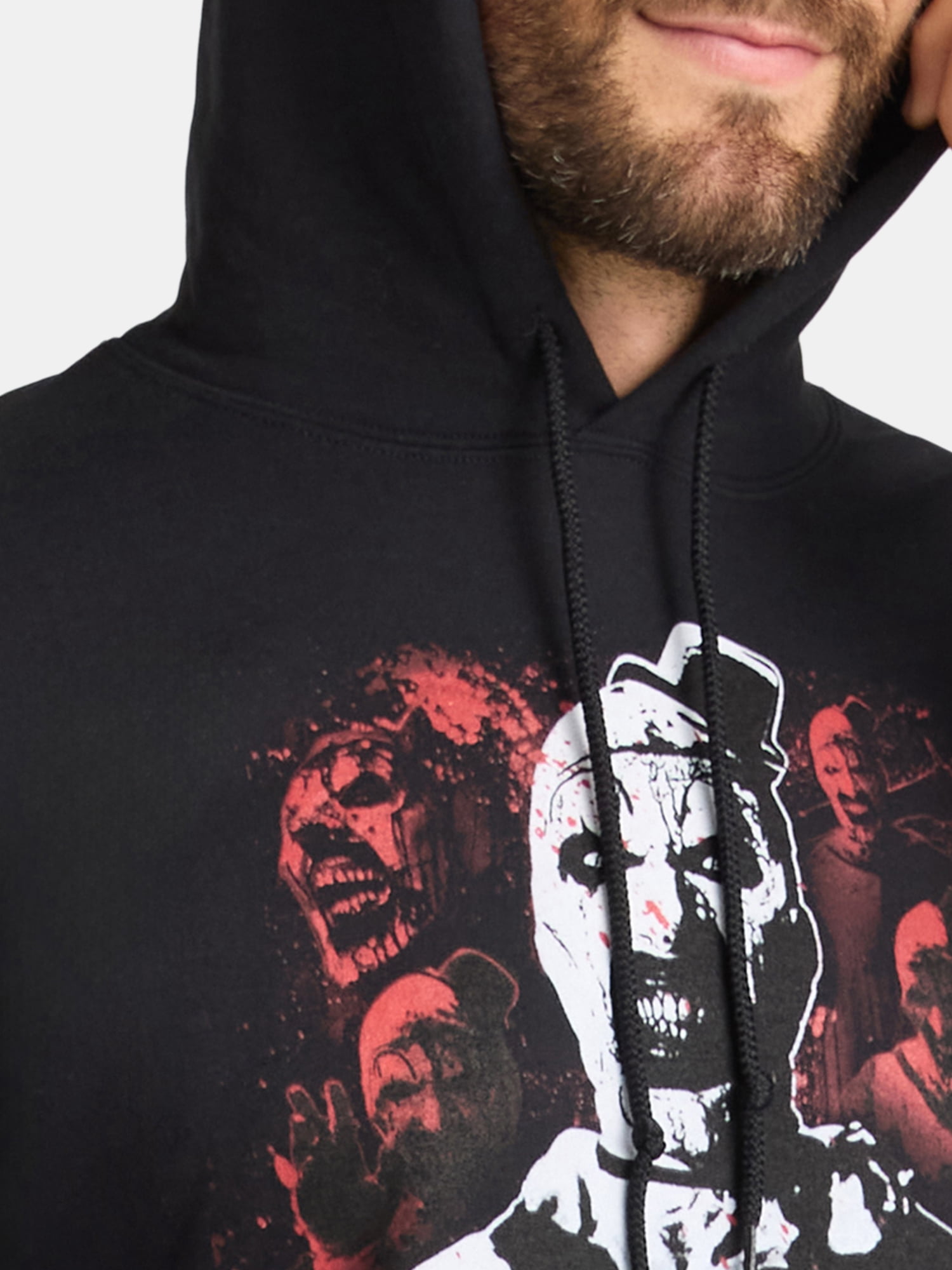 Terrifier Men's & Big Men's Pullover Hoodie Sweatshirt, Sizes XS-3XL