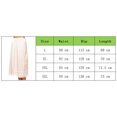 thumbnail image 6 of Youweixiong Women Solid Color Half Skirt Elastic Waist Lace Trim Long Underskirt for Under Dresses, 6 of 6